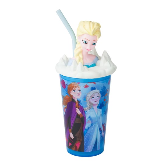 Bidon z figurką Frozen II Fantastic Head 440 ml DISNEY Disney