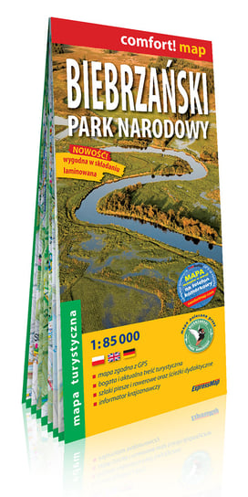 Biebrzański Park Narodowy. Mapa turystyczna 1:85 000 Opracowanie zbiorowe
