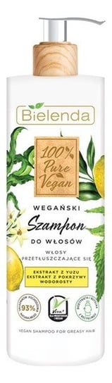 Bielenda 100% Pure Vegan Wegański Szampon do włosów przetłuszczających się 400g Bielenda