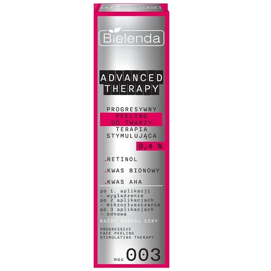 Bielenda, ADVANCED THERAPY, Progresywny peeling ognisty do twarzy terapia stymulująca - 003, 30 ml Bielenda