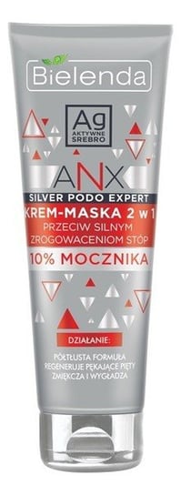 Bielenda, ANX Silver Podo Expert, krem-maska 2w1 przeciw silnym zrogowaceniom stóp, 100ml Bielenda