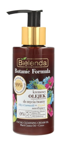 Bielenda, Botanic Formula, kremowy olejek przeciwzmarszczkowy do mycia twarzy Olej z Czarnuszki+Czystek, 140 ml Bielenda