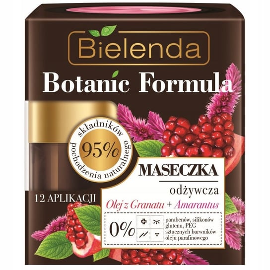 Bielenda, Botanic Formula, maseczka odżywcza do twarzy Olej z Granatu+Amarantus, 50 ml Bielenda