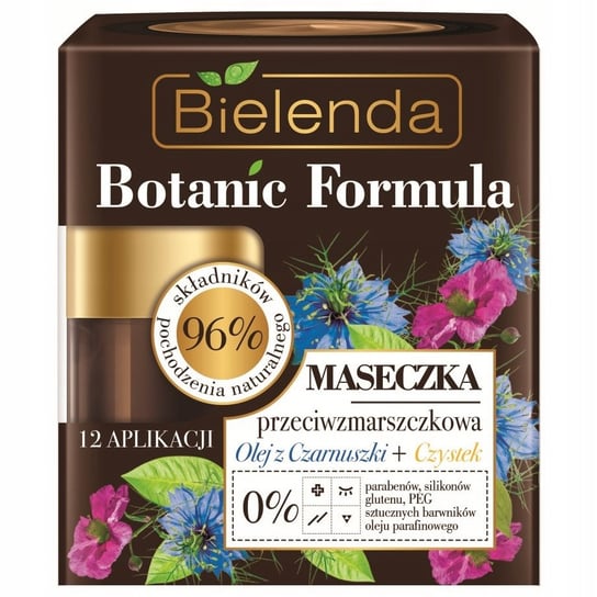 Bielenda, Botanic Formula, maseczka przeciwzmarszczkowa Olej z Czarnuszki+Czystek, 50 ml Bielenda