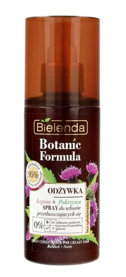 Bielenda, Botanic Formula, odżywka-spray do włosów przetłuszczających się Łopian+Pokrzywa, 150 ml Bielenda