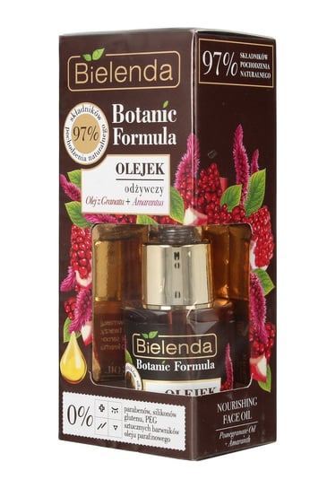 Bielenda, Botanic Formula, olejek odżywczy do twarzy Olej z Granatu+Amarantus, 15 ml Bielenda