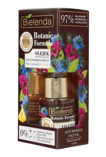 Bielenda, Botanic Formula, olejek przeciwzmarszczkowy do twarzy Olej z Czarnuszki+Czystek, 15 ml Bielenda
