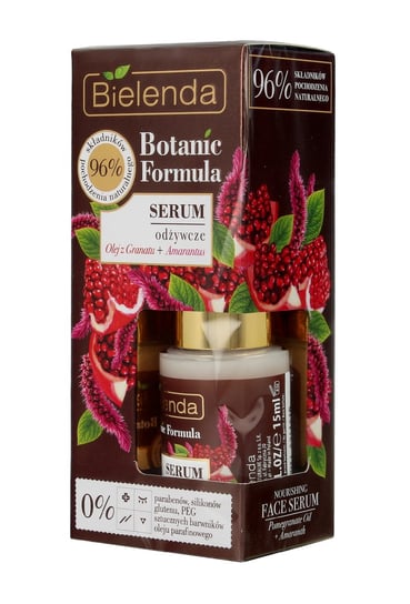 Bielenda, Botanic Formula, serum odżywcze na dzień i noc Olej z Granatu+Amarantus, 15 ml Bielenda