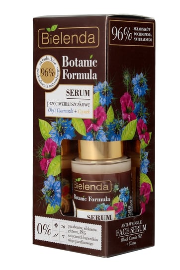 Bielenda, Botanic Formula, serum przeciwzmarszczkowe na dzień i noc Olej z Czarnuszki+Czystek, 15 ml Bielenda