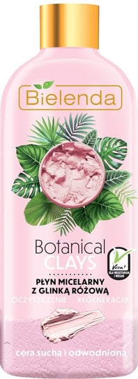 Bielenda, Botanical Clays, różowa glinka płyn micelarny do twarzy, 500 ml Bielenda