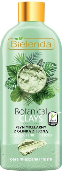Bielenda, Botanical Clays, zielona glinka płyn micelarny do twarzy, 500 ml Bielenda
