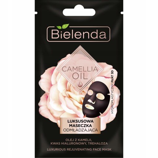 Bielenda, Camellia Oil, luksusowa maseczka odmładzająca-hydroplastyczny płat 3D, 1 szt. Bielenda