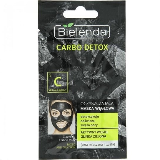 Bielenda, Carbo Detox, maska węglowa oczyszczająca do cery mieszanej,  8 g Bielenda