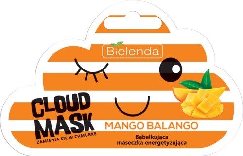 Bielenda, Cloud Mask, bąbelkująca maseczka energizująca Mango Balango, 6 g Bielenda