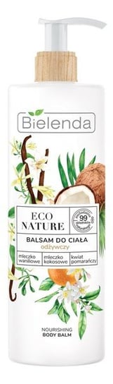 Bielenda Eco Nature Balsam do ciała odżywczy - Mleczko Waniliowe & Kokosowe & Kwiat Pomarańczy 400ml Bielenda