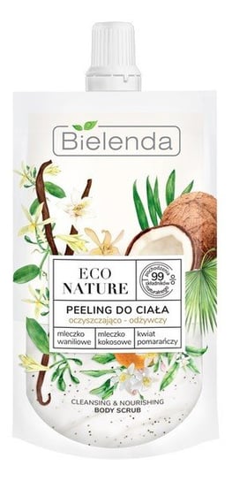 Bielenda Eco Nature, peeling do ciała odżywczy Mleczko Waniliowe & Kokosowe & Kwiat Pomarańczy, 100g Bielenda