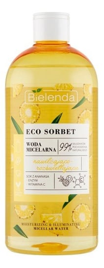 Bielenda Eco Sorbet Ananas Woda micelarna nawilżająco-rozświetlająca 500ml Bielenda