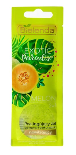 Bielenda, Exotic Paradise, nawilżający żel peelingujący do ciała 2w1 Melon, 25 g Bielenda