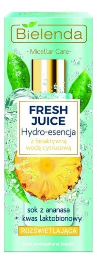 Bielenda, Fresh Juice, rozświetlająca hydro-esencja do pielęgnacji twarzy Ananas, 110 ml Bielenda