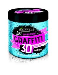 Bielenda, Graffiti 3D, żel do układania włosów z odżywką mocny, 250 ml Bielenda