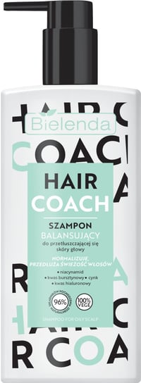 Bielenda, Hair Coach Balansujący Szampon Do Przetłuszczającej Się Skóry Głowy, 300ml Bielenda
