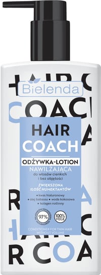 Bielenda, Hair Coach Nawilżająca Odżywka, Lotion Do Włosów Cienkich I Bez Objętości, 280ml Bielenda