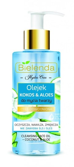 Bielenda, Hydra Care, nawilżający olejek do mycia twarzy Kokos&Aloes cera odwodniona, 140 ml Bielenda