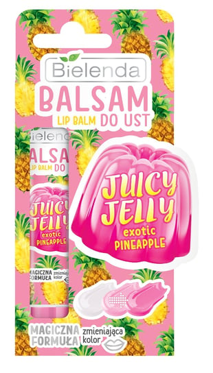Bielenda, Juicy Jelly, balsam do ust zmieniający kolor Exotic Pineapple, 10 g Bielenda