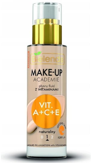 Bielenda, Make-up Academie - Płynny Fluid Z Witaminami A+c+e - Odcień Naturalny 1  30ml Bielenda