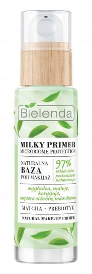 Bielenda, Milky Primer Microbiome Protection  Naturalna Baza Pod Makijaż Matcha + Prebiotyk, 30 Ml Bielenda