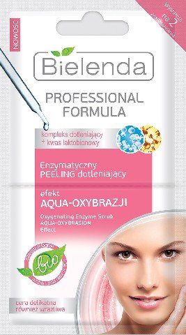 Bielenda, Professional Formula, maseczka peeling enzymatyczny efekt aquaoxybrazji, 2x5 g Bielenda