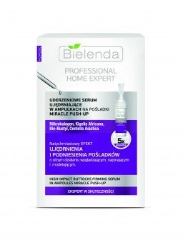 Bielenda, Professional Home Expert, serum na pośladki ujędrniające ampułki, 5x7 ml Bielenda