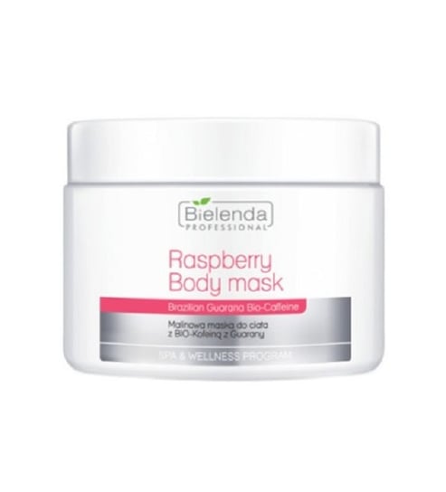Bielenda, Professional Raspberry Body, malinowy koncentrat do ciała z bio-kofeiną z guarany, 600 g Bielenda