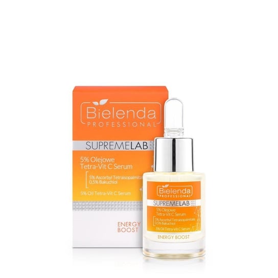 Bielenda, Professional Supremelab Energy, Serum do twarzy Boost 5% Olejowe Tetra-Vit C Serum, 15 ml Bielenda