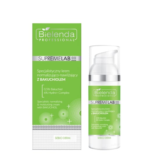 Bielenda, Professional SupremeLab, specjalistyczny Krem Normalizująco-Nawilżający z Bakuchiolem, 50ml Bielenda Professional