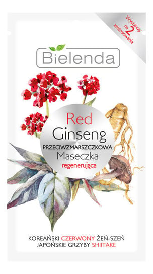 Bielenda, Red Ginseng, regenerująca maseczka do twarzy, 8 g Bielenda
