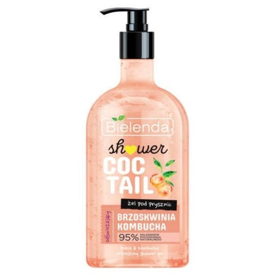 Bielenda, Shower Coctail Odświeżający Żel Pod Prysznic Brzoskwinia + Kombucha, 400 Ml Bielenda