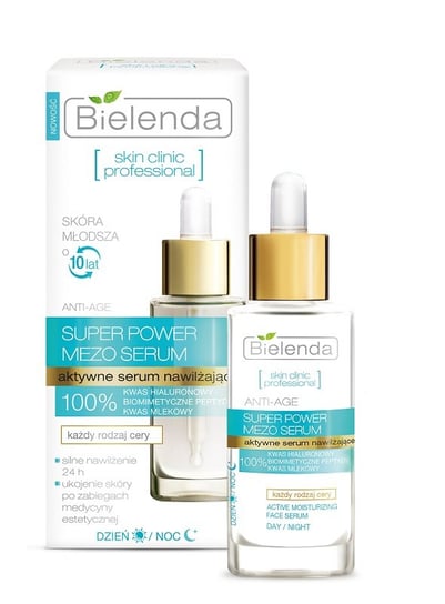 Bielenda, Skin Clinic Professional, aktywne serum nawilżające na dzień i noc, 30 ml Bielenda