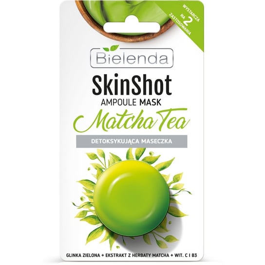 Bielenda, Skin Shot, maseczka detoksykująca na twarz Matcha Tea, 8 g Bielenda