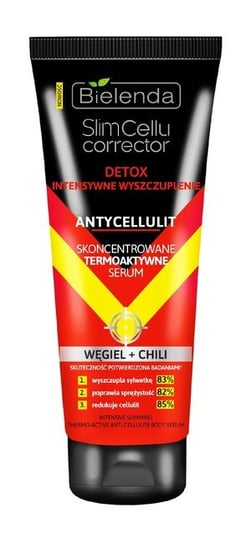 Bielenda, Slim Cellu Corrector, skoncentrowane termoaktywne serum Węgiel+Chili, 250 ml Bielenda