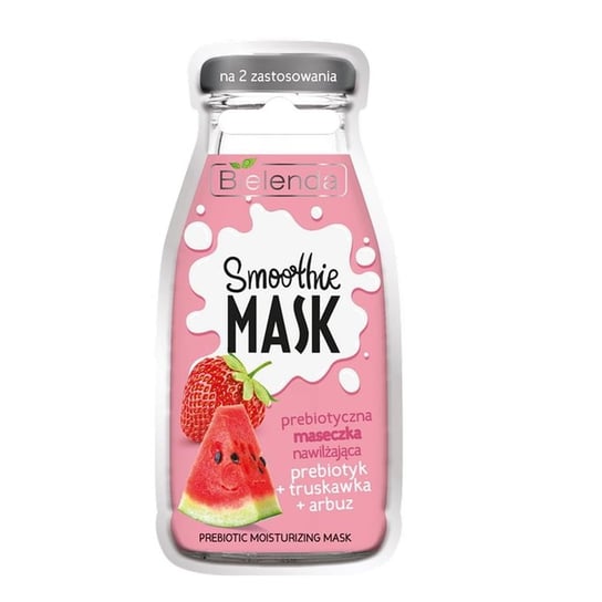 Bielenda, Smoothie Care, prebiotyczna maseczka na twarz nawilżająca- truskawka i arbuz, 10 g Bielenda