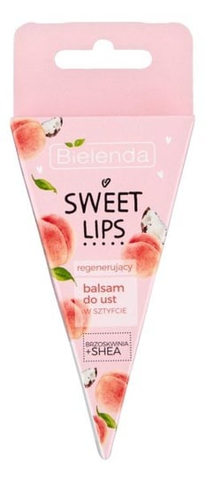 Bielenda Sweet Lips Balsam do ust regenerujący - Brzoskwinia i Masło Shea 3g Bielenda