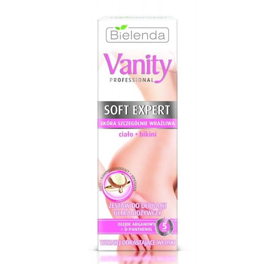 Bielenda, Vanity Soft Expert, zestaw do depilacji ciała i bikini ultra odżywczy, 100 ml Bielenda