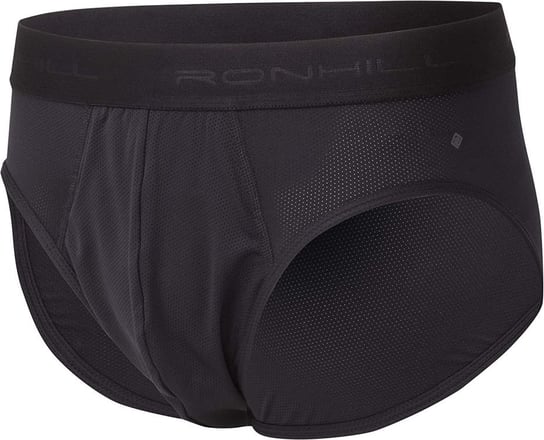 Bielizna męska majtki sportowe Ronhill Men's Brief | BLACK M RONHILL