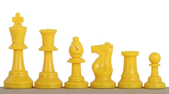 Bierki Szachowe Nr 6 Sunrise Chess & Games Żółte Sunrise Chess & Games