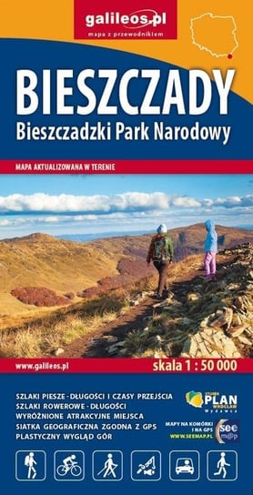 Bieszczady, Bieszczadzki Park Narodowy 1:50 000 Opracowanie zbiorowe