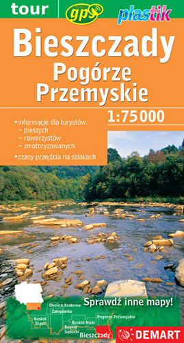 Bieszczady I Pogórze Przemyskie. Mapa Turystyczna Opracowanie zbiorowe