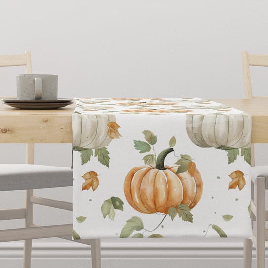 Bieżnik AUTUMN wzór AT38 | dynie 40 x 140 cm Decordruk