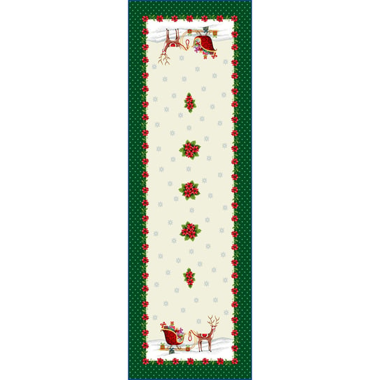 Bieżnik NATAL z saniami 45x140 cm HOMLA Homla