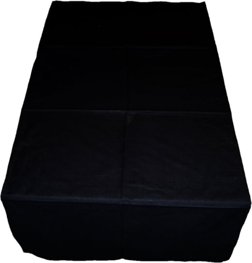 Bieżnik Obrus 60x120 Bawełniany Czarny Czerń Black Zacisze Domu